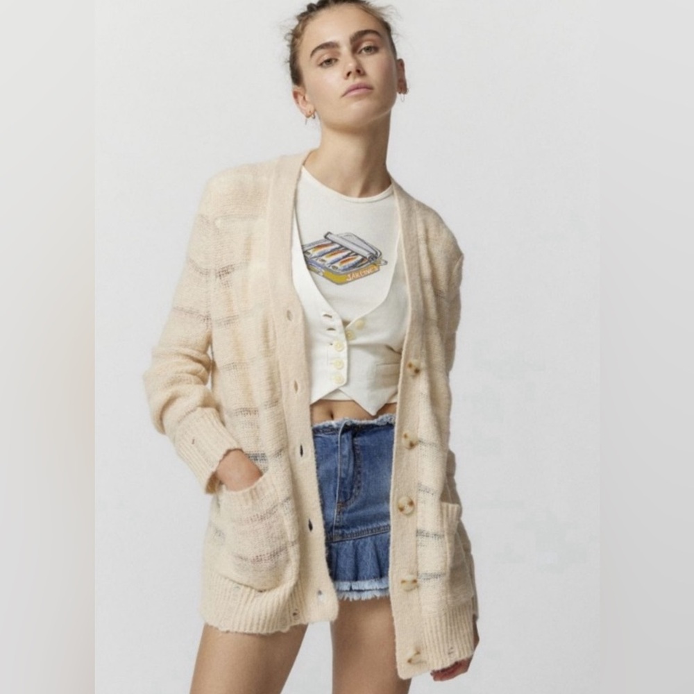 Urban Outfitters Alston Stripe Cardigan
